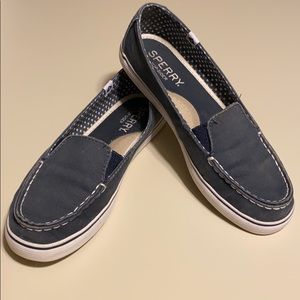 Sperry Top-Sider Navy Blue Slip On Boat Shoes 6